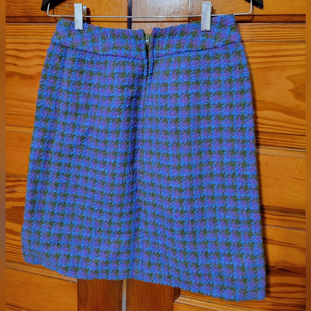 Vintage - SKIRT Boule Wool - Purple Horntooth